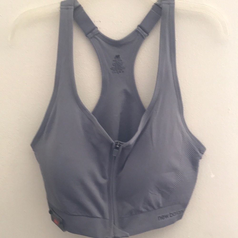 New Balance Gray Sports Bra